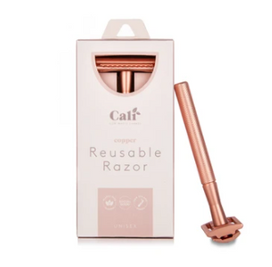
            
                Load image into Gallery viewer, Caliwoods - Long-Handled Copper Razor
            
        